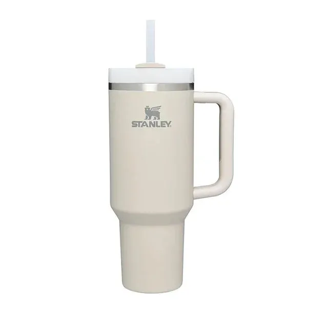 Stanley Stainless Steel 30oz/40oz Vacuum Insulated Travel Cup With Handle Straw Lid