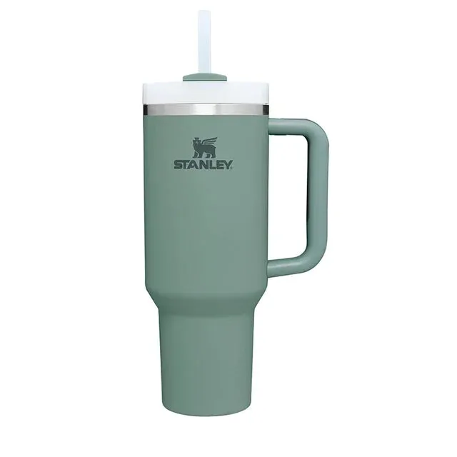 Stanley Stainless Steel 30oz/40oz Vacuum Insulated Travel Cup With Handle Straw Lid