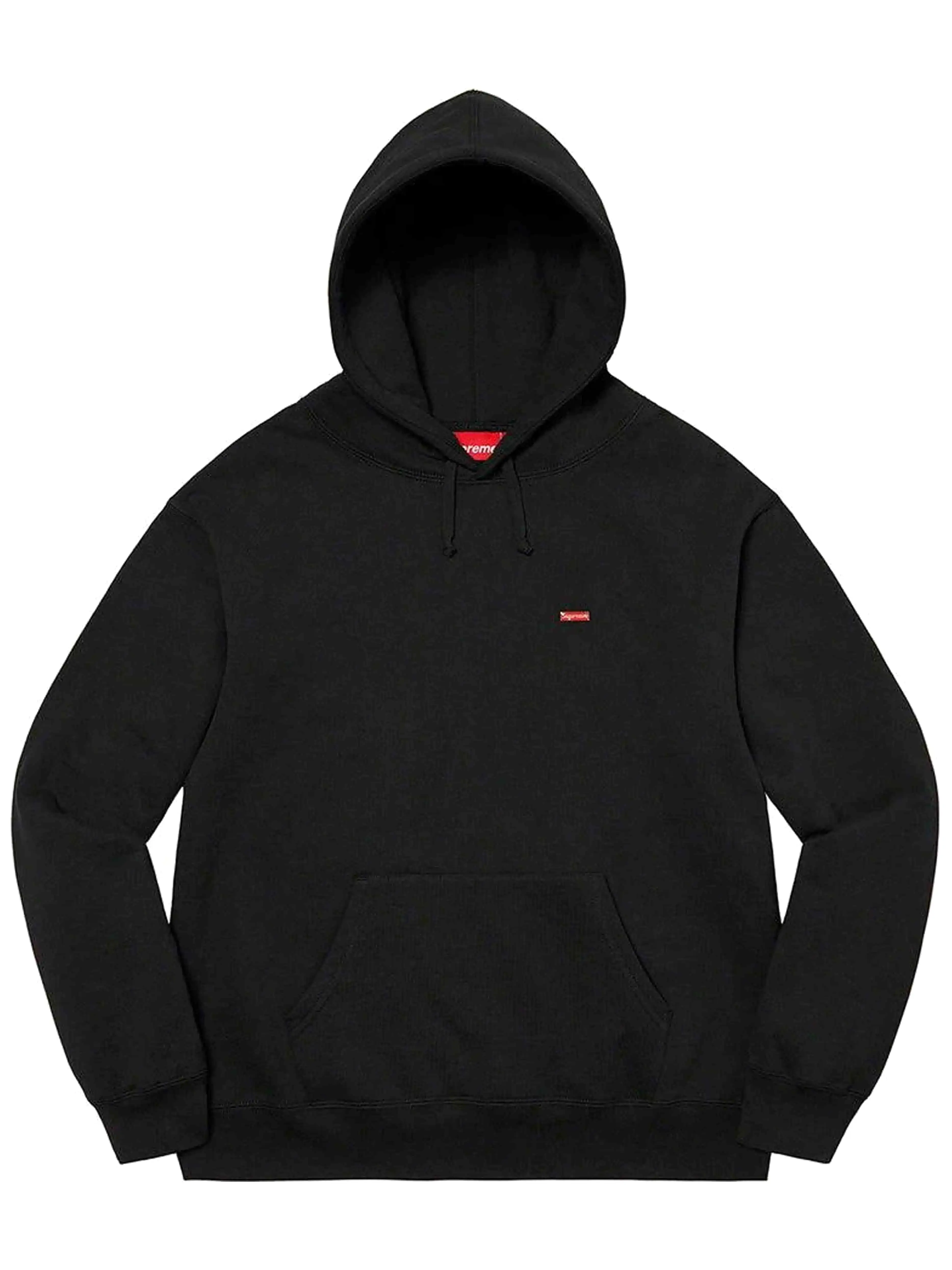 Supreme Enamel Small Box Hooded Sweatshirt Black