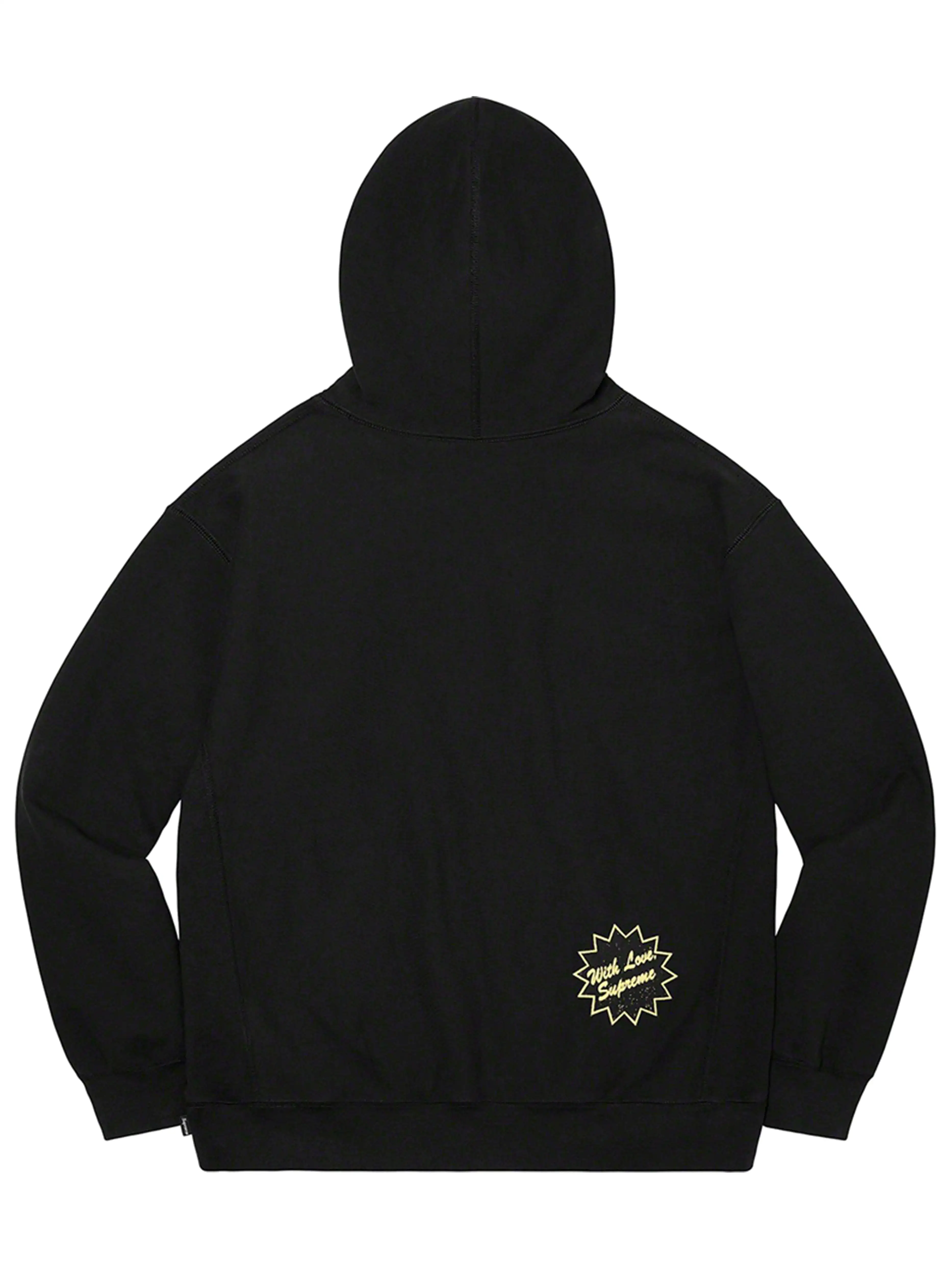 Supreme Jamie Reid Fuck All Hooded Sweatshirt Black