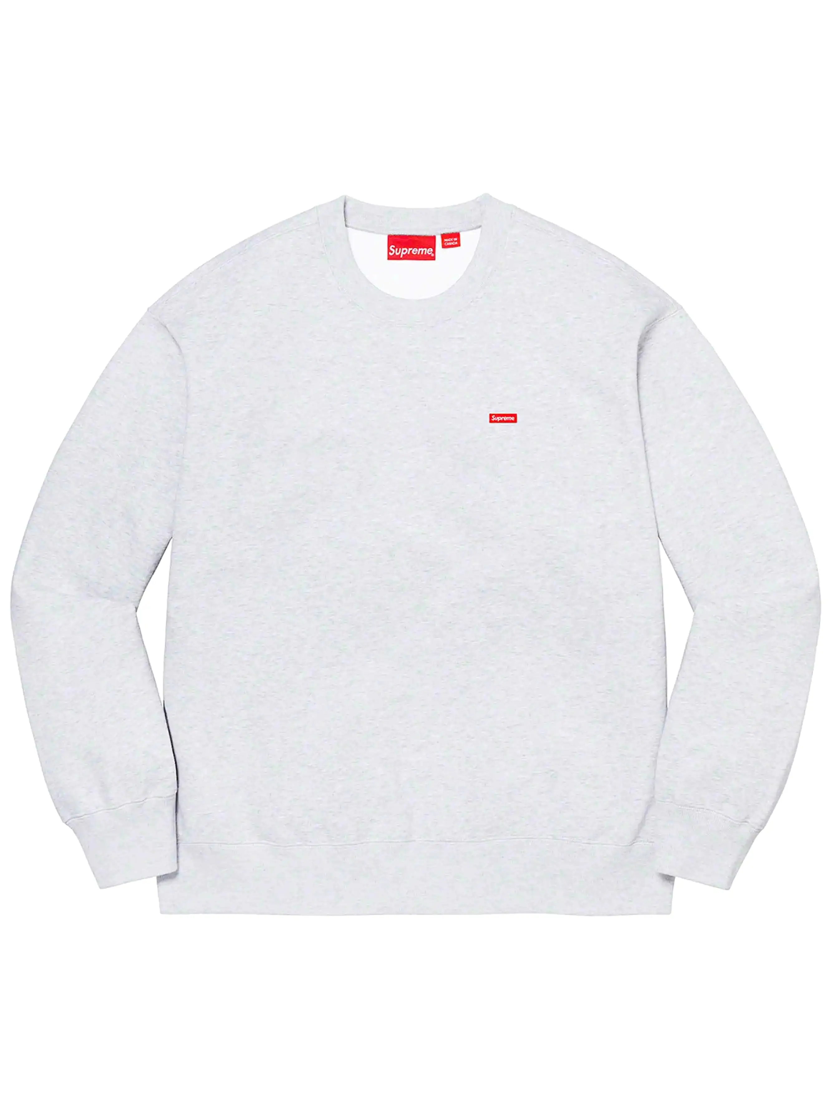 Supreme Small Box Crewneck Ash Grey (FW22)