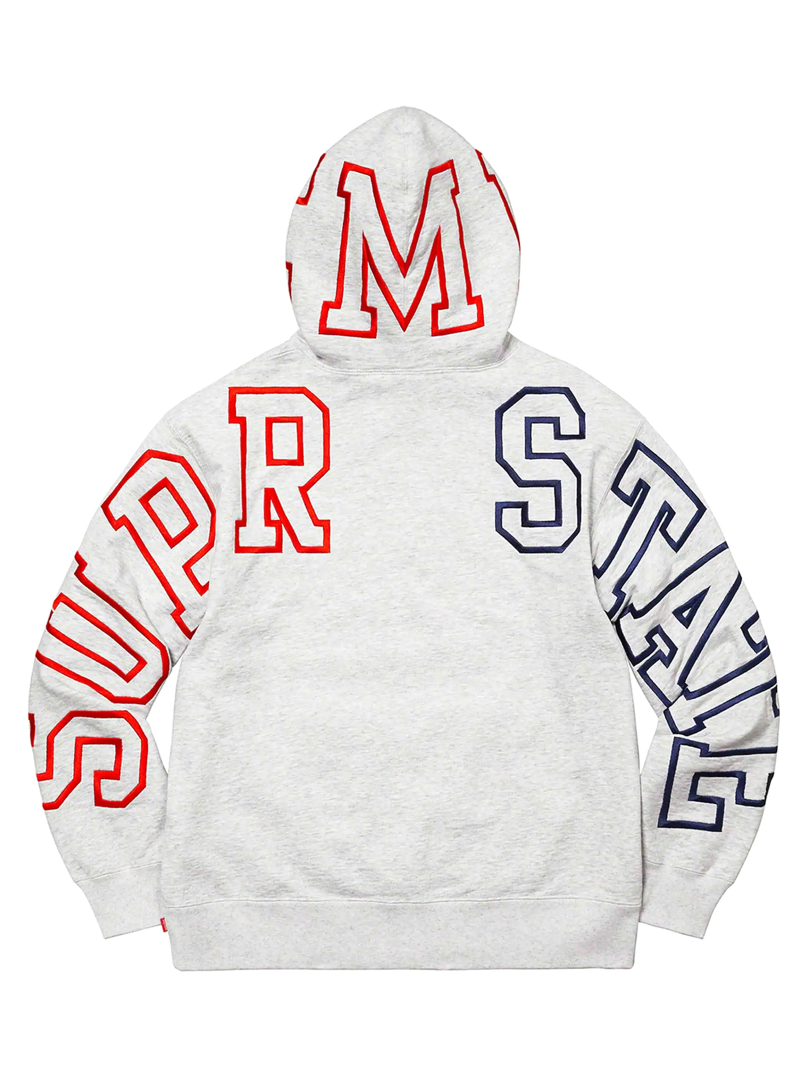 Supreme State Hooded Sweatshirt Ash Grey (FW22)