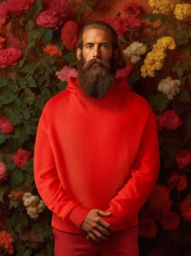 The Hoodie - Poppy Red