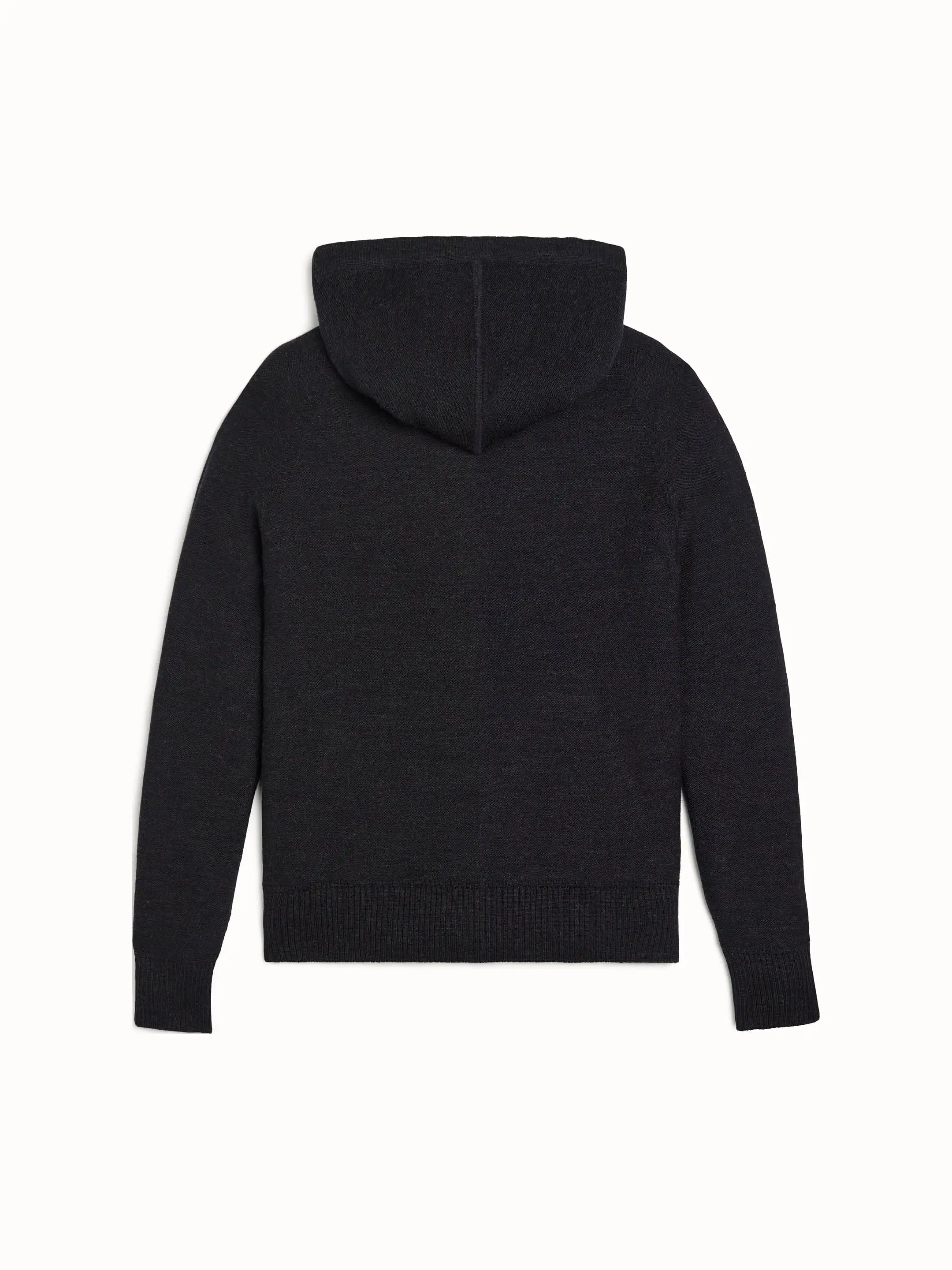 The Zip Hoodie - Anthracite Black