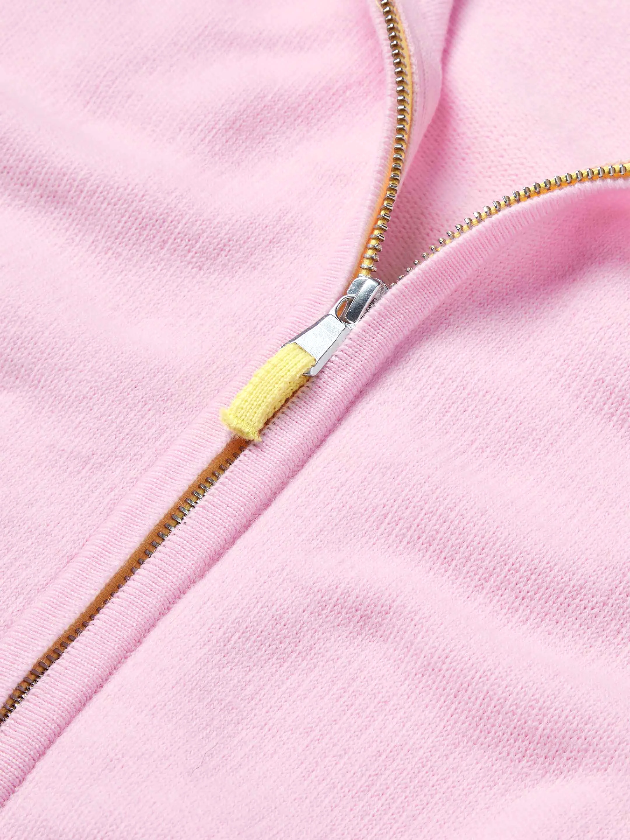 The Zip Hoodie - Candyfloss Pink