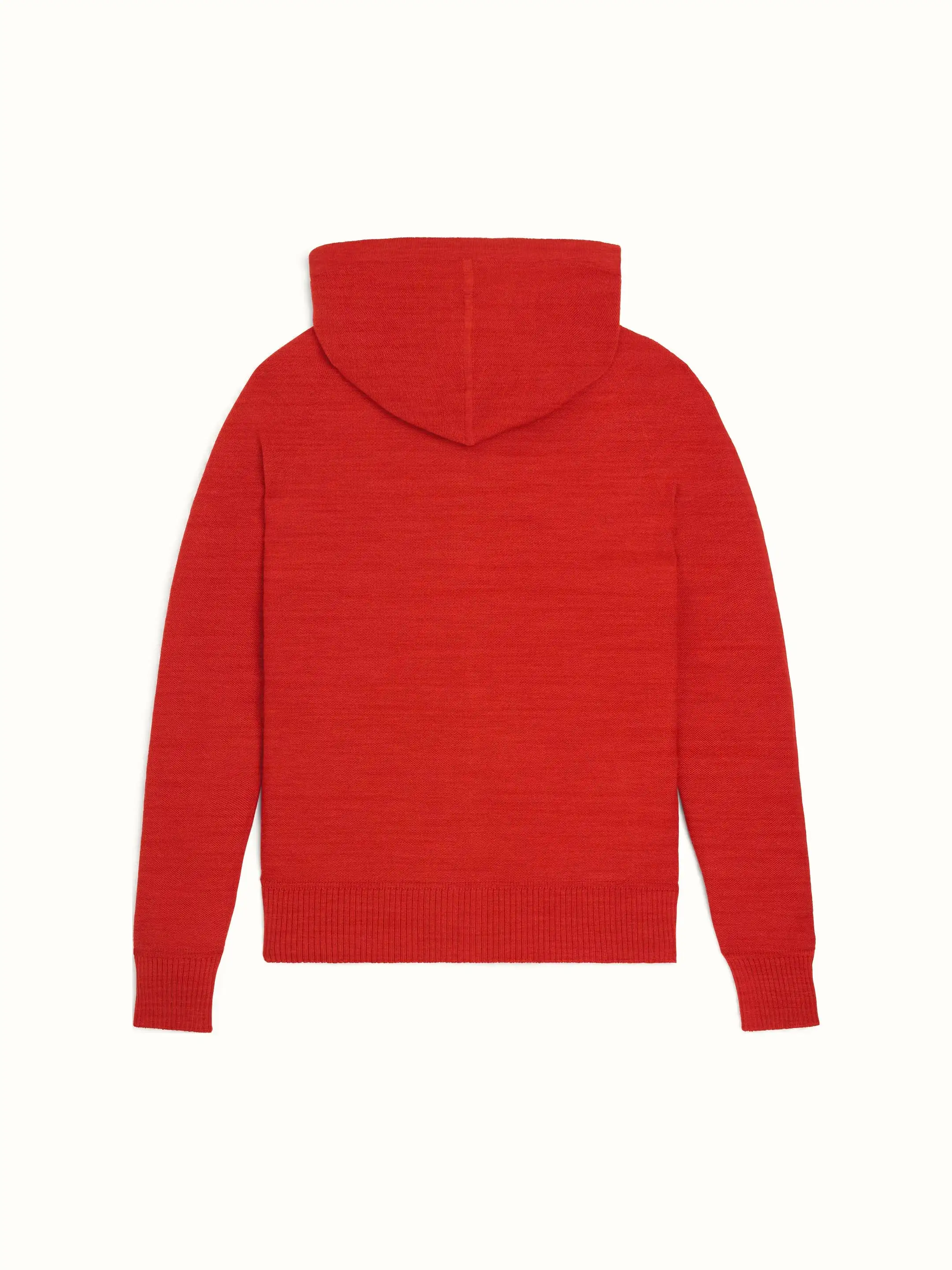 The Zip Hoodie - Tomato Red