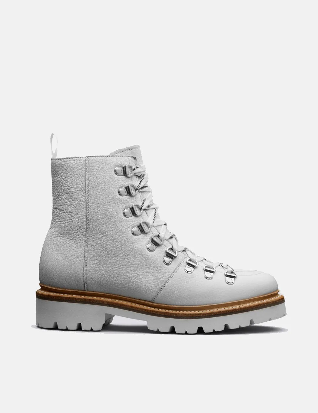 Womens Grenson Nanette Ski Boot (Leather) - White