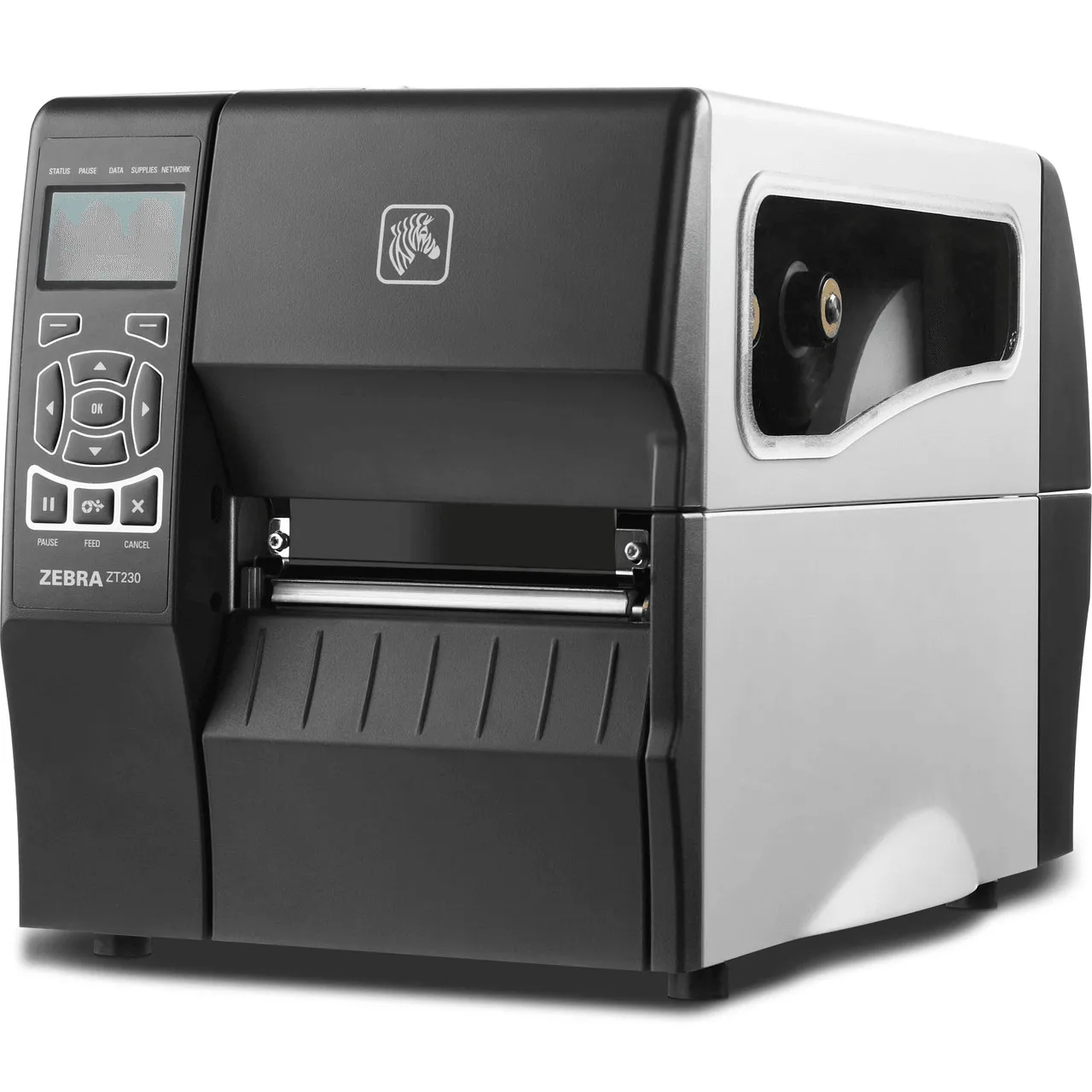 Zebra Thermal Transfer Printer ZT230 203 dpi UK/AU/JP/EU Cords Serial USB